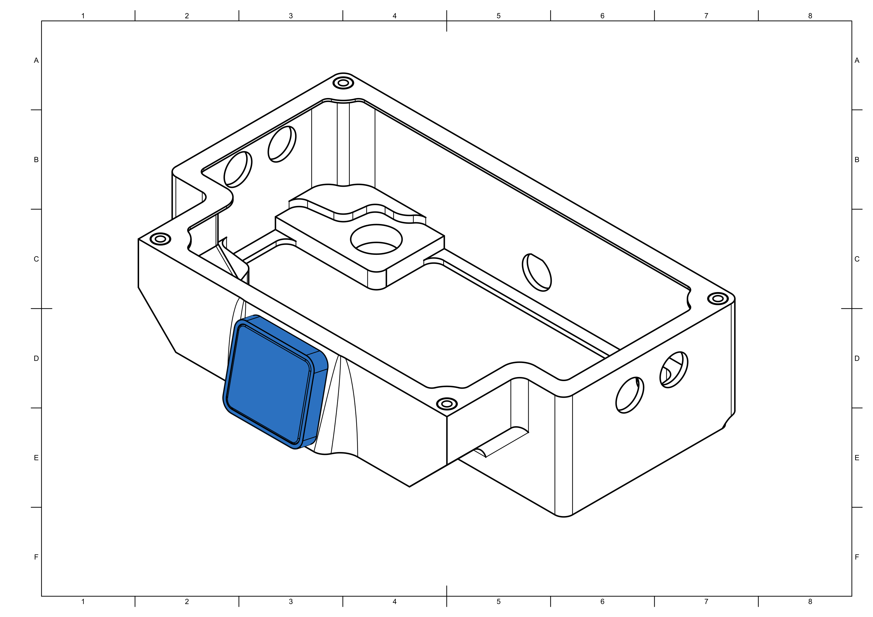 Attached camera glass